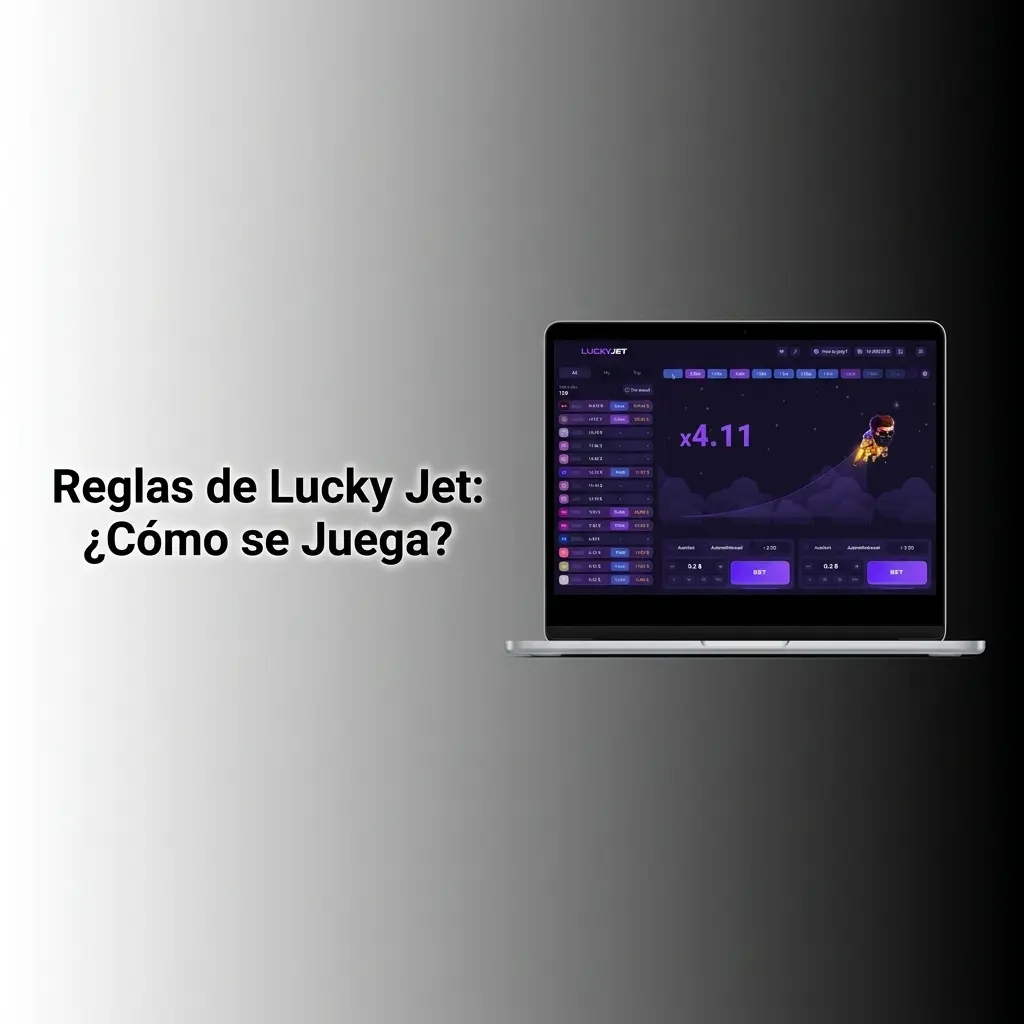 Jugador apostando en Lucky Jet mientras el multiplicador sube antes de que Lucky Joe salte en pantalla