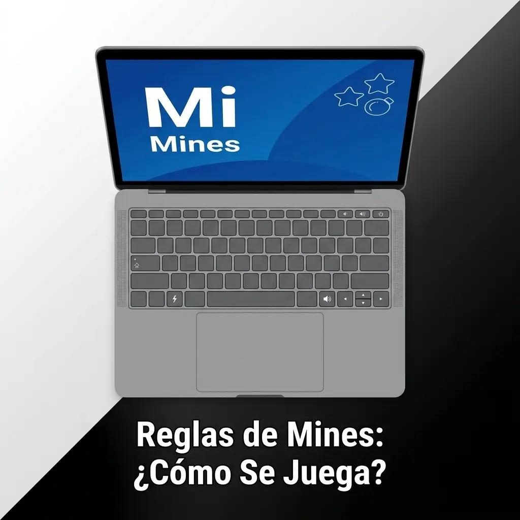 Juego Mines con cuadrícula 5x5 mostrando gemas y minas, explicando reglas y multiplicadores de apuesta
