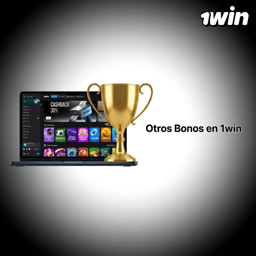 Tabla de bonos 1win: cashback casino, recarga deportiva, apuesta sin riesgo, torneos slots y programa lealtad